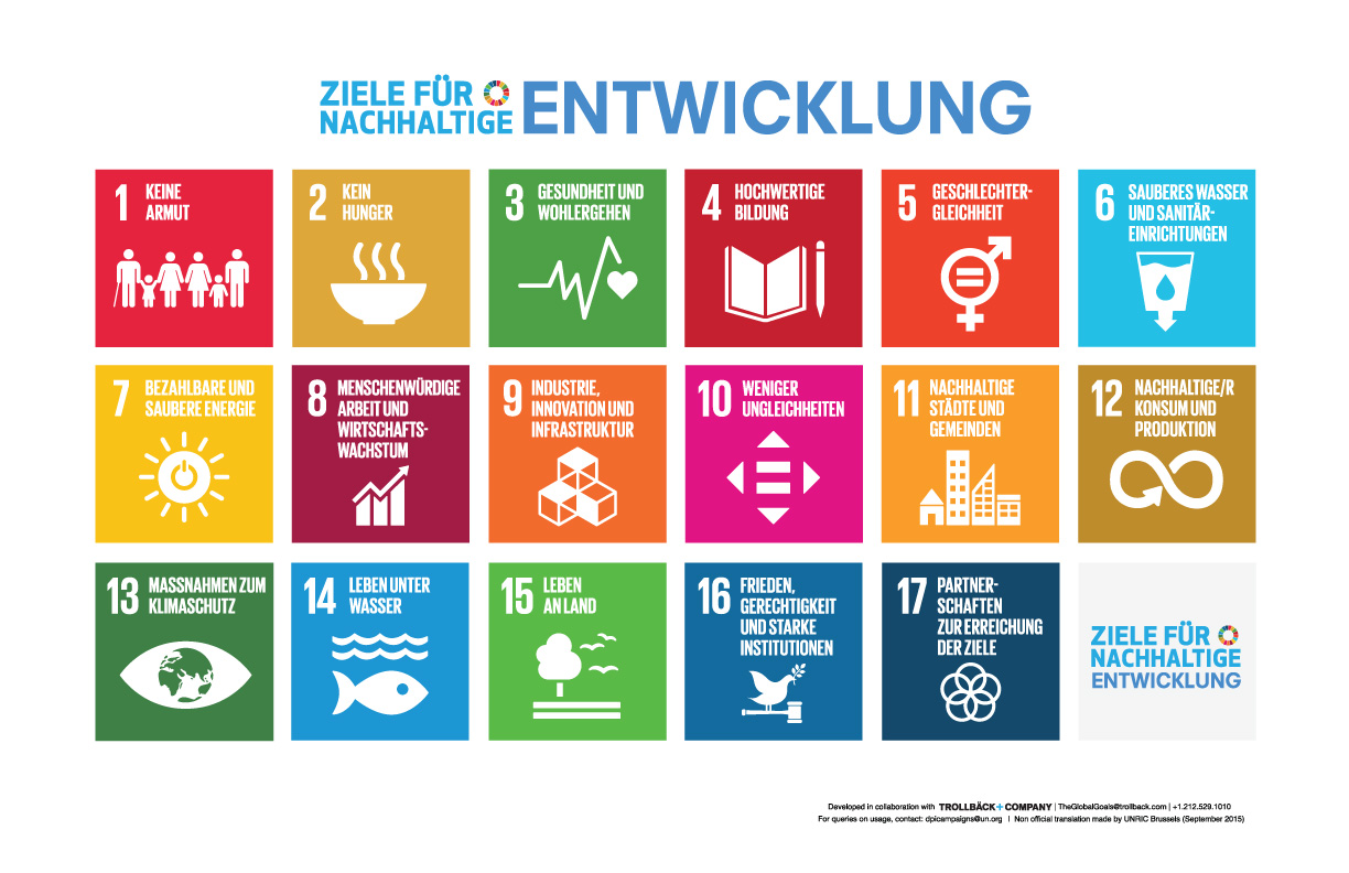 Alle SDGs im Überblick